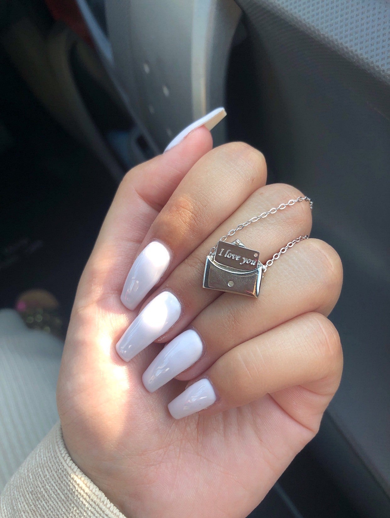 Envelope Pendant Necklace